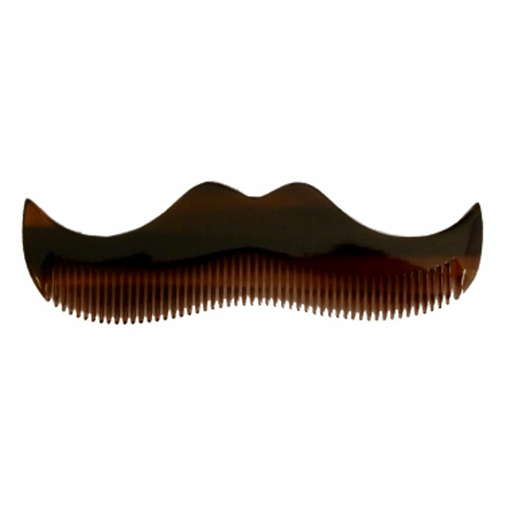 Pente de Barba MORGAN'S em forma de bigode feito de celulose com dentes finos