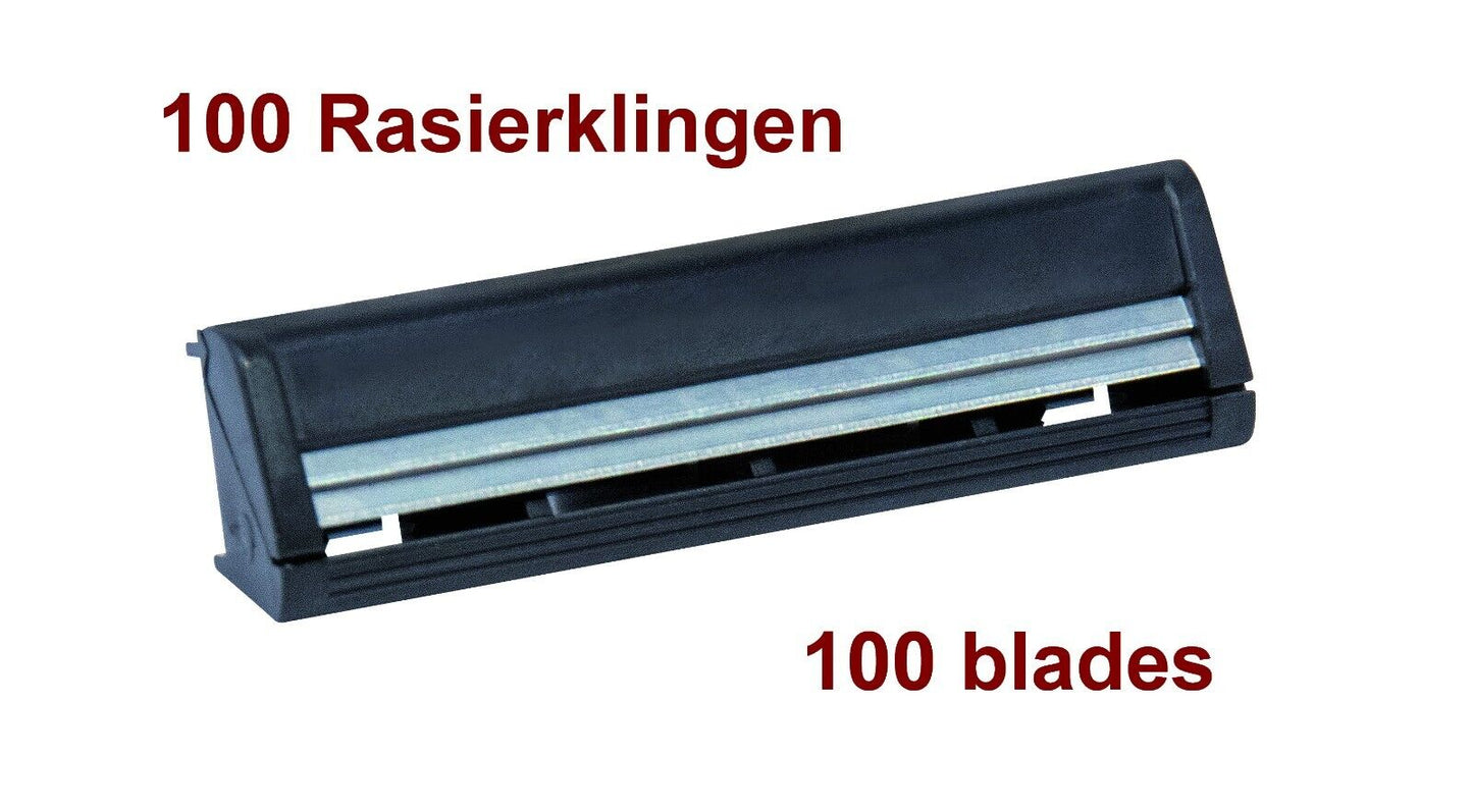 100 barberblader DUAL for Gillette G2 GII Contour dobbelblader ERBE SOLINGEN