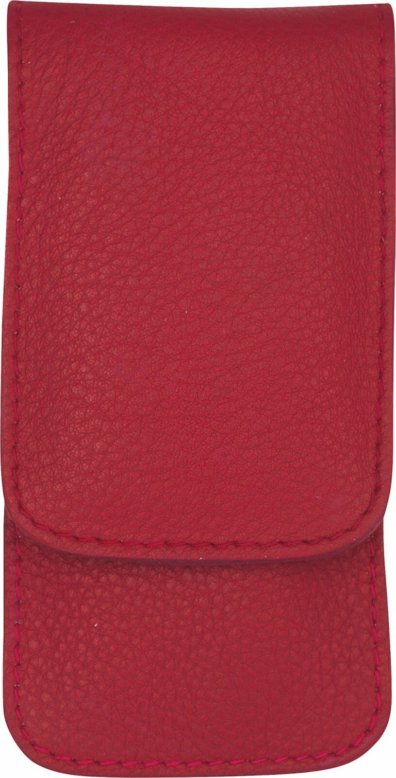 Manikyr-etui ekte skinn RØD BECKERMANICURE Arv Solingen 3-delt manikyrsett