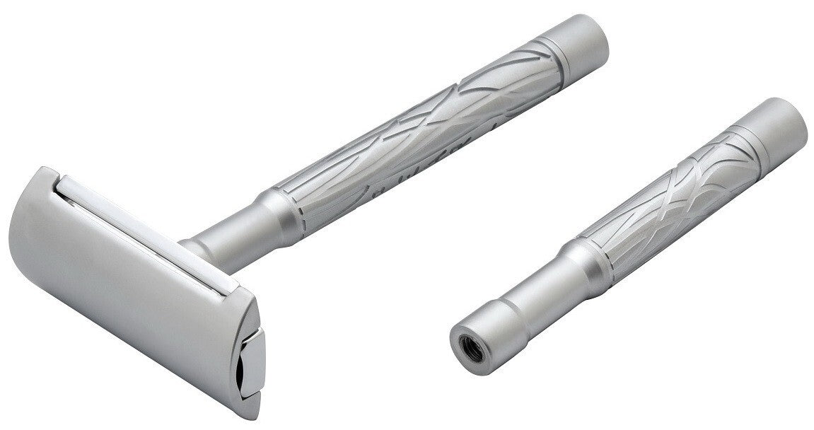 PEARL K2 Safety Razor short & long handle Brass closed comb INDIA