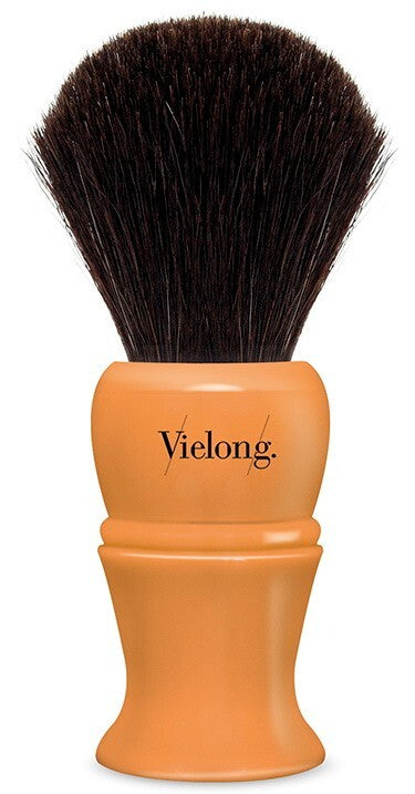 BUTTERSCOTCH Fine Resin Handle 26mm Black Horsehair Shaving Brush VIELONG Spain