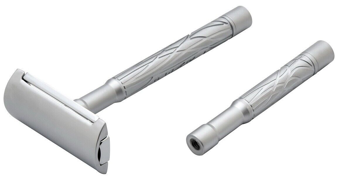 PEARL K2 Safety Razor short & long handle Brass closed comb INDIA
