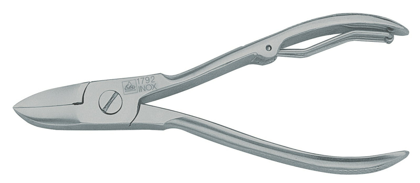 ERBE Negletang 10,5cm Rustfritt stål ROSTFRI Klappfjær BeckerManicure SOLINGEN
