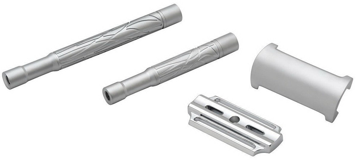 PEARL K2 Safety Razor short & long handle Brass closed comb INDIA