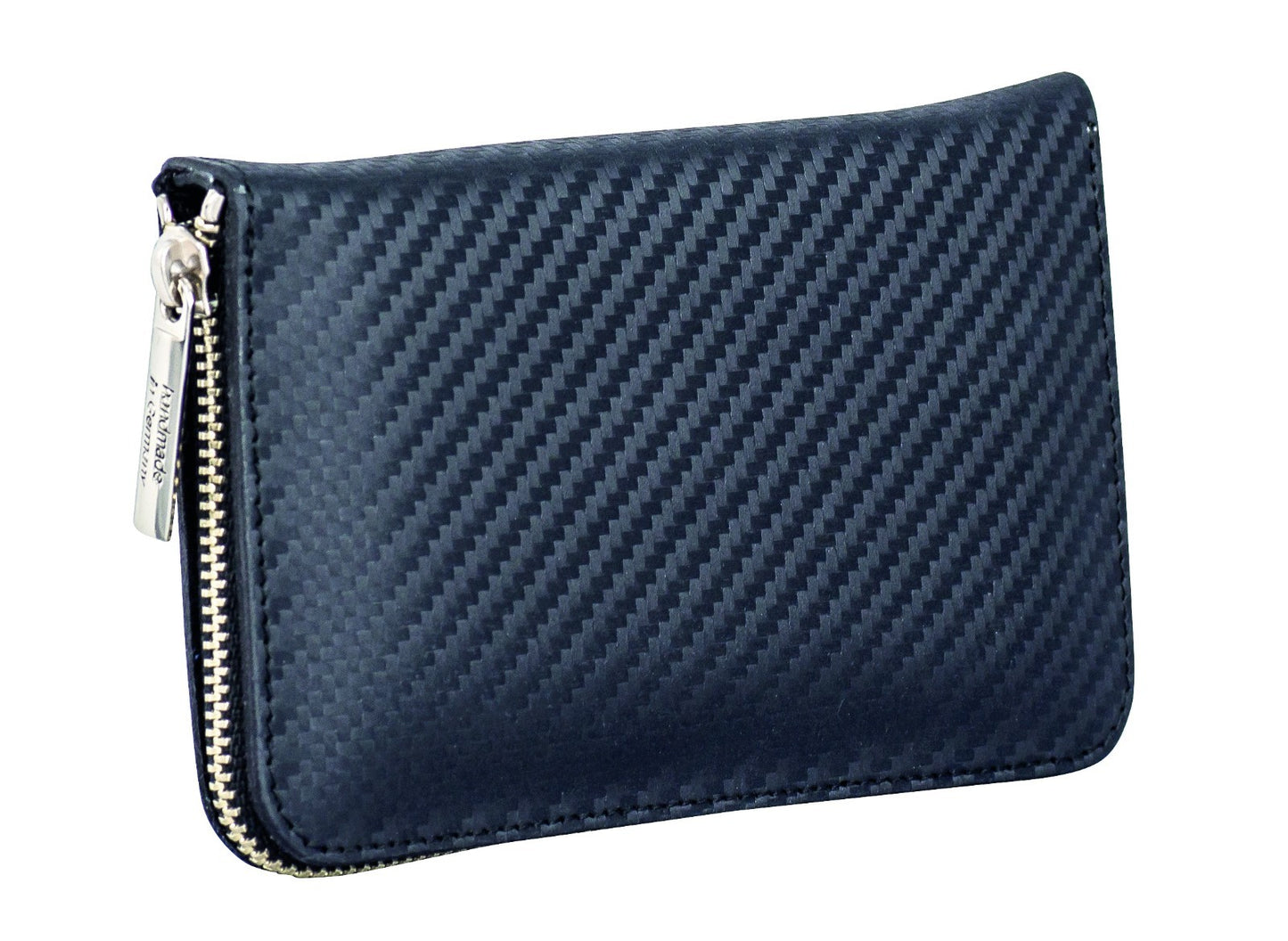 BECKERMANICURE Erbe Solingen 7-delt sett manikyr-etui serie CARBON herre skinn