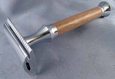 Timor Pure Razor Timor G&F Walnut Wood Safety Razor made in Solingen Germany Razor 10 B ...