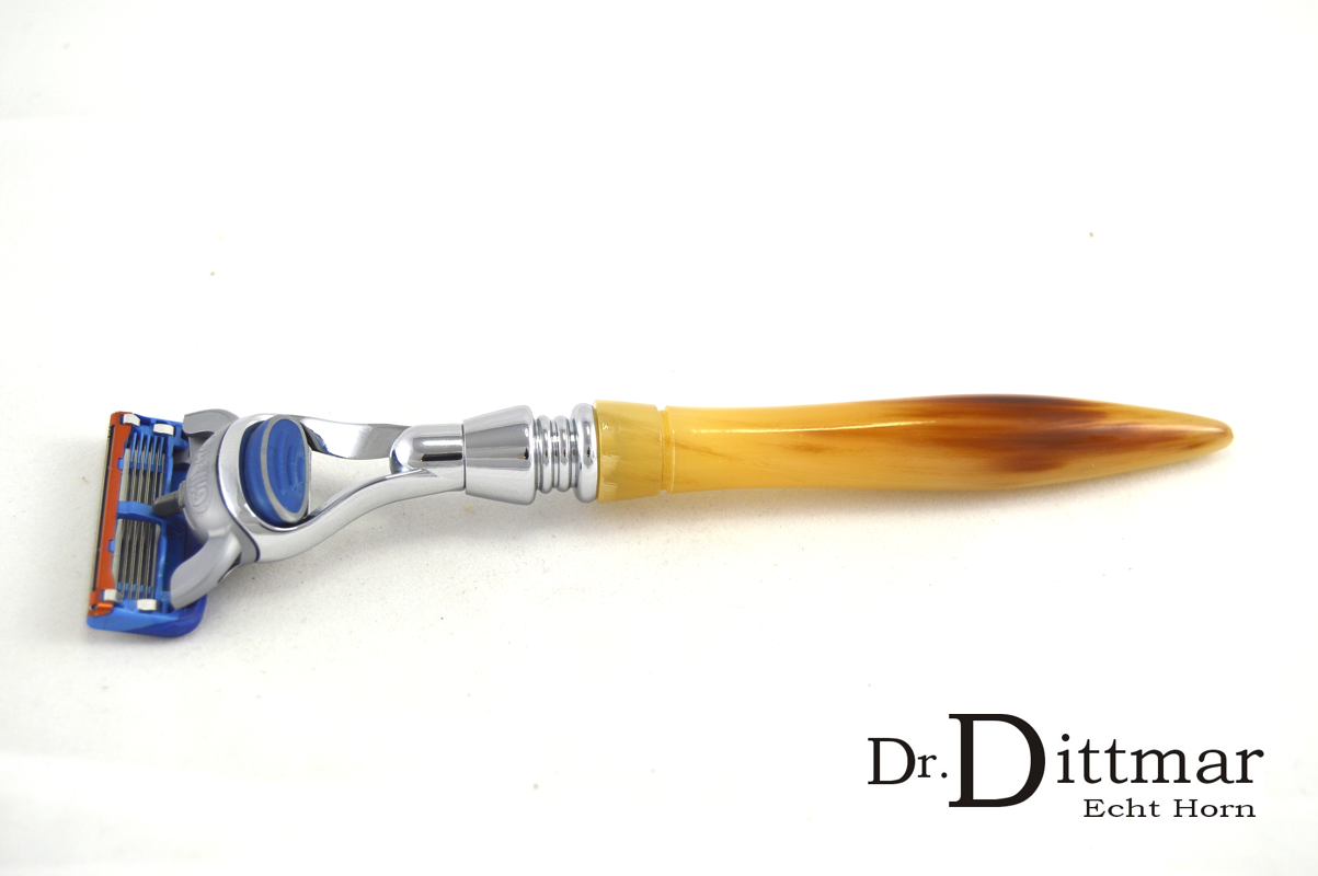 シェーバー 牛の角 DR. DITTMAR ドイツ - Gillette Fusion 替刃対応