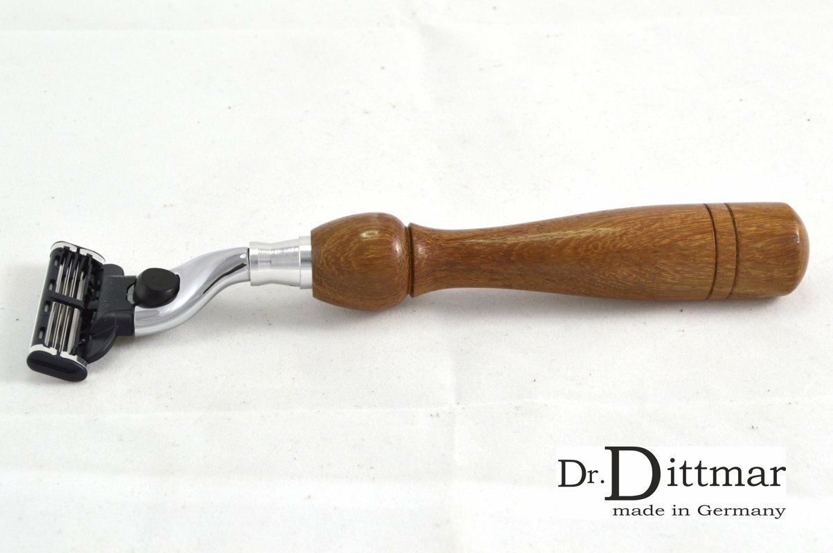 DR. DITTMAR Razor EASY Shesham compatible with Gillette Mach3 Blades Germany