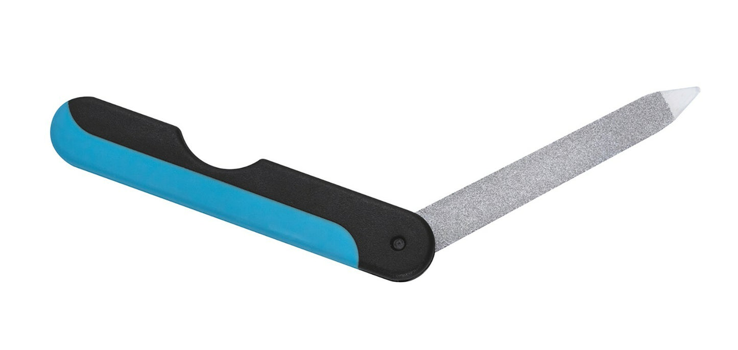 Schwarz-Blau क्लैपफाइल सैफायर-नाखूनफाइल YES SOLINGEN Becker-Manicure GERMANY