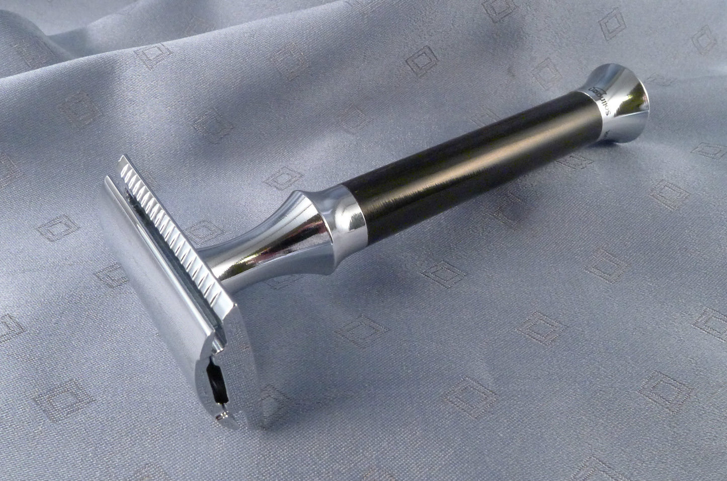 MESSING & EBONY Safety Razor made in Solingen TIMOR G&F Razor & 10 Blades