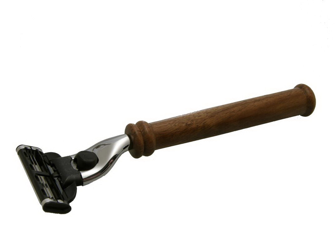 Barberhøvel ROSENHOLZ kost grevlinghår Silberspitz barberhøvel Dr. Dittmar Tyskland