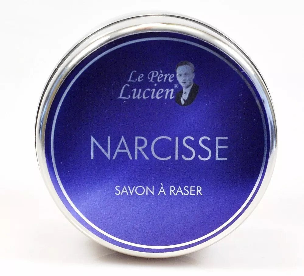 NARCISSE Premium Shaving Soap Le Père Lucien FRANCE 150g VEGAN Sheabutter
