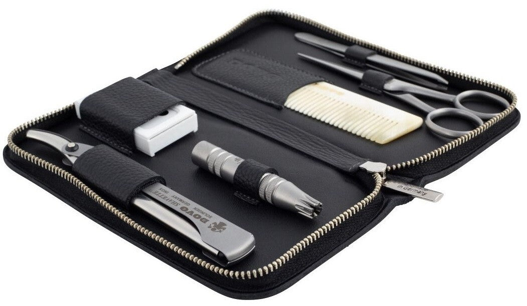 DOVO SKJEGGPLEIESETT NR. 6 Bartpleiesett Klipette Shavette Skjeggklipper Pinsett