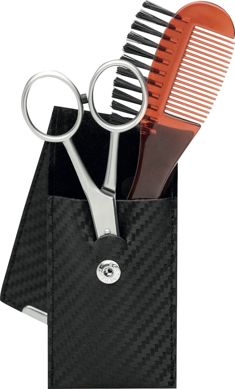 BECKER-MANICURE Erbe Solingen 2-шт. набір для догляду за бородою набір для бороди ножиці для бороди гребінець шкіра