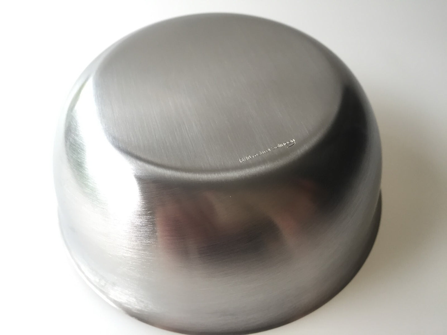 Giesen&Forsthoff TIMOR Large Shaving Soap Bowl Stainless Steel 18/10 Solingen Germany
