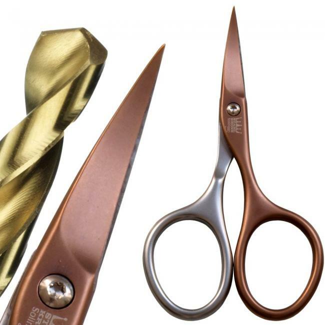 مقص أظافر لون نحاسي - تأثير الشحذ الذاتي - STAHLKRONE صنع في سولينجن