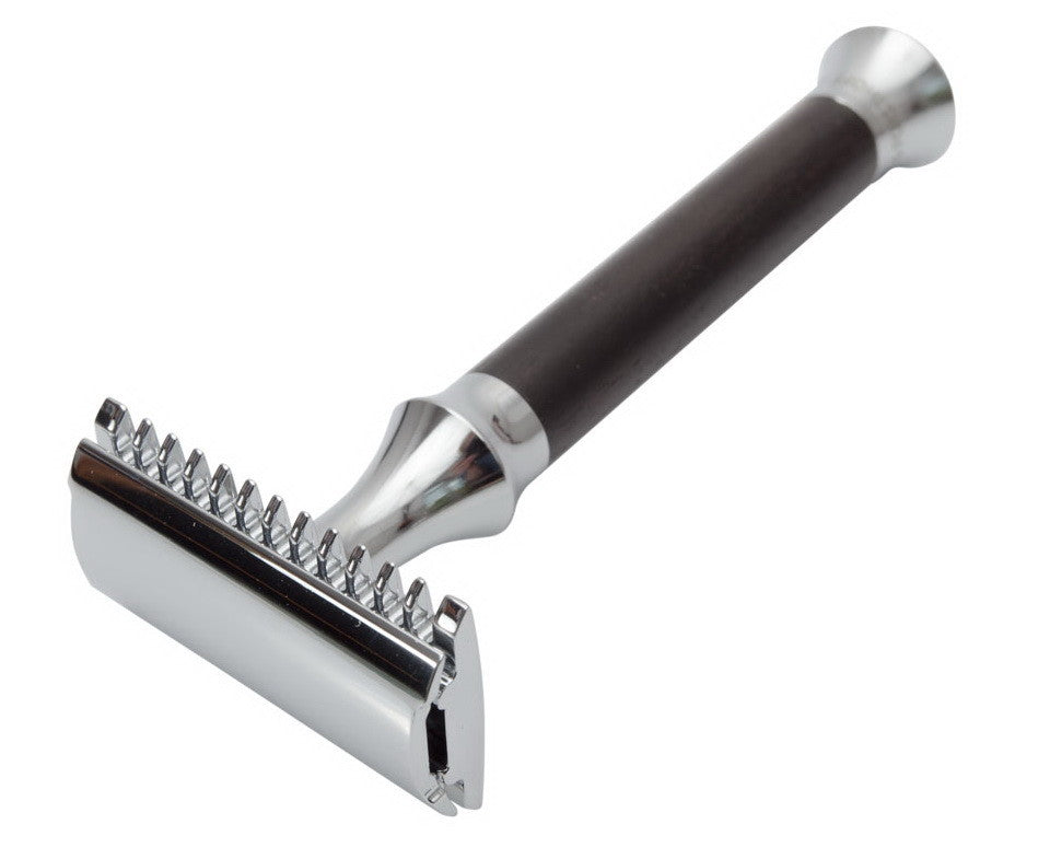 EBENHOLZ Safety Razor OPEN COMB Double-Edge Razor TIMOR made in Solingen